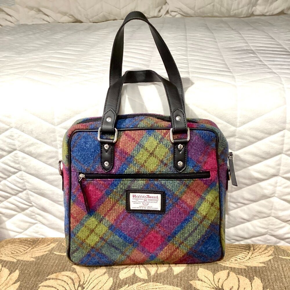 New Genuine Harris Tweed® Rockall Shoulder Bag Satchel Made in Scotland